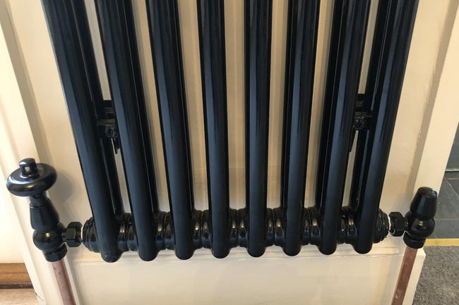 vertical column radiator installation orpington