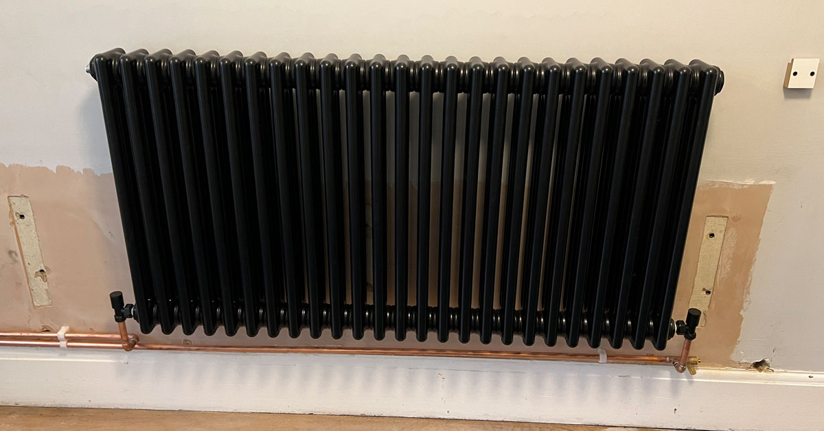 Column Radiator Installation Sidcup Everest Heating & Plumbing