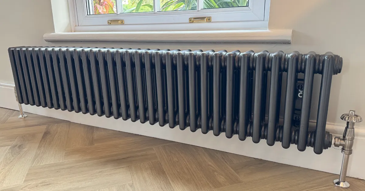 column radiator installation gravesend