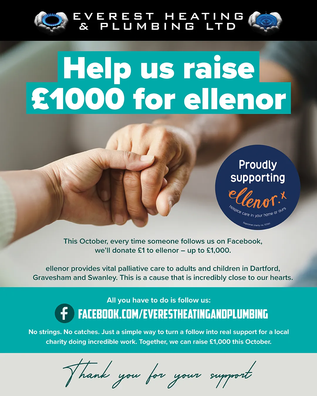 ellenor hospice everest heating & plumbing